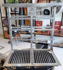 Churrasqueira Parrilla com Grelhas e Porta Espetos Prática