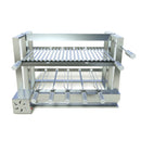 Churrasqueira Gira Grill com motor e sistema de elevação