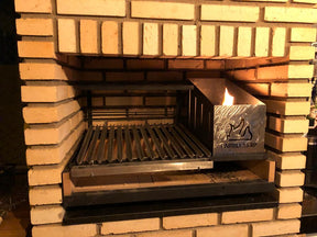 Churrasqueira Parrilla Argentina 2 Grelhas para Bancada Inox 304