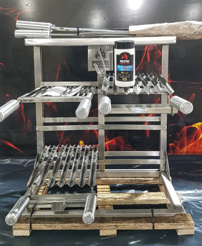 Churrasqueira Parrilla com Grelhas e Porta Espetos Prática