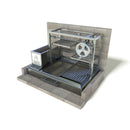 Churrasqueira Parrilla Argentina e Uruguaia de Elevação com Porta Modelo Alvenaria