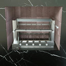 Churrasqueira Gira Grill com motor e sistema de elevação